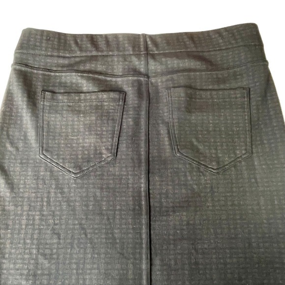 Liverpool Pencil Skirt‎ Womens Sz 10/30 Gray Plaid Pockets Stretch Elastic Waist - Picture 5 of 10